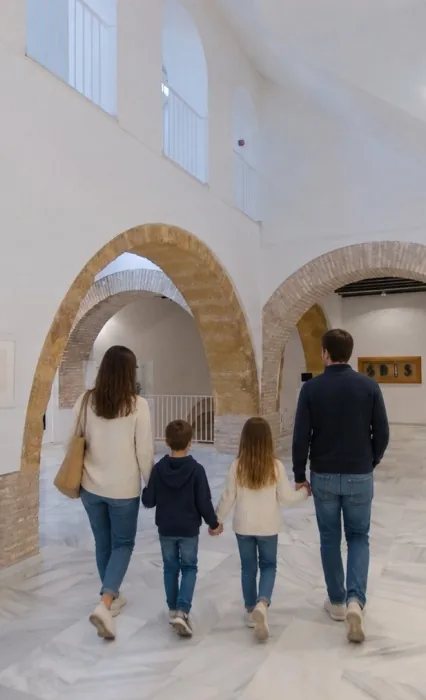 Visita en familia al MAC José María Moreno Galván